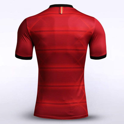 Fortified Parallel - Customized Men's Sublimated Football Jersey