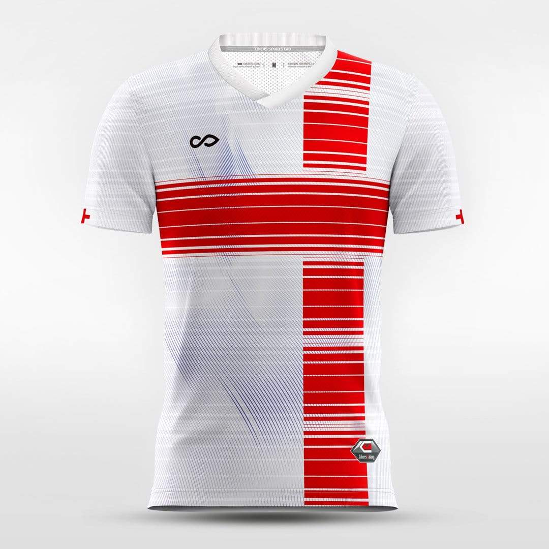 Team England - Customized Men's Sublimated Football Jersey