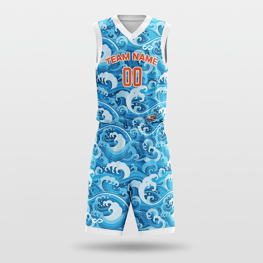 Waves - Customized Sublimated Basketball Set
