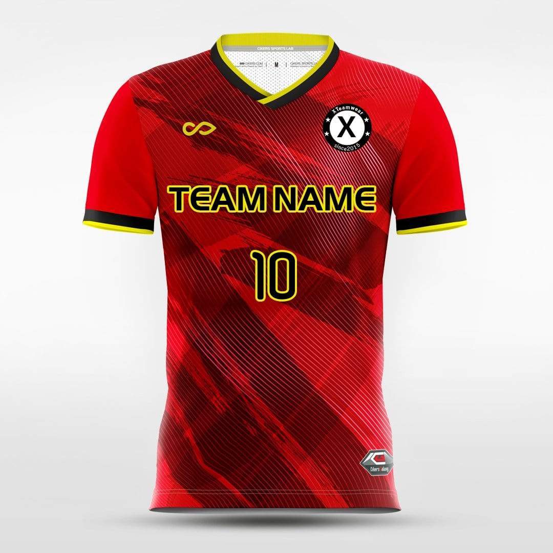 Team Belgium - Customized Men's Sublimated Soccer  Jersey