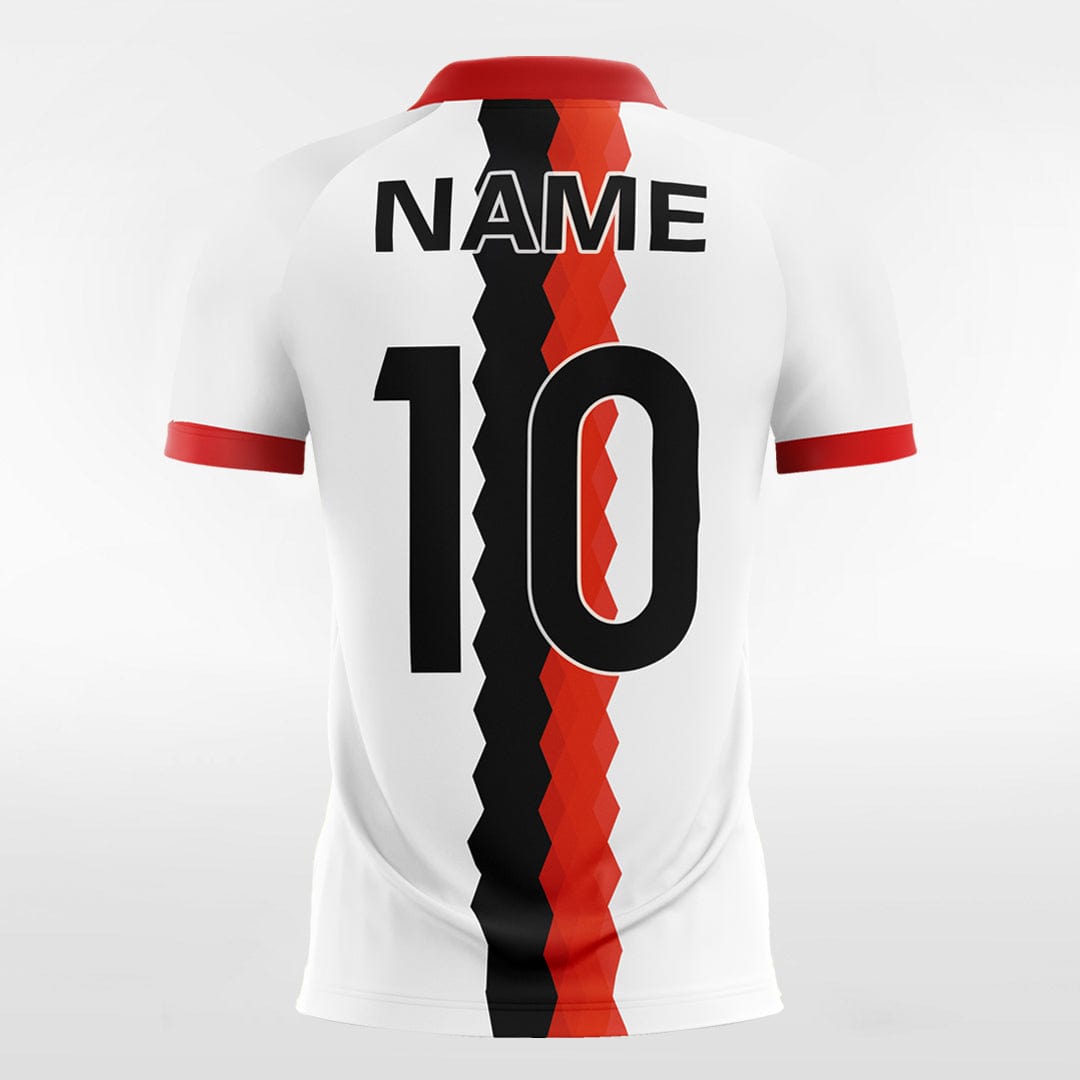 Coral - Customized Men's Sublimated Football Jersey