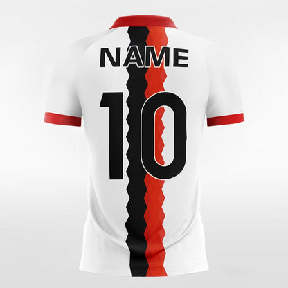 Coral - Customized Men's Sublimated Football Jersey
