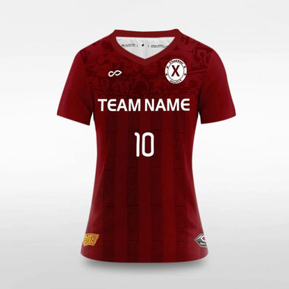 Silk Road - Customized Women's Sublimated Football Jersey
