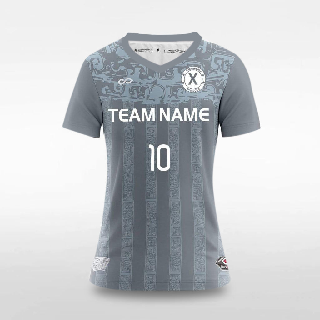 Silk Road - Customized Women's Sublimated Football Jersey