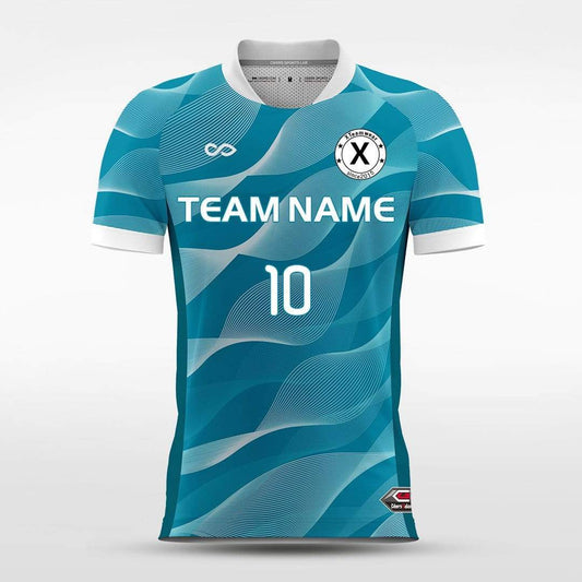 Streamer - Customized Men's Sublimated Football Jersey