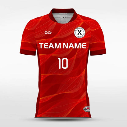 Streamer - Customized Men's Sublimated Football Jersey