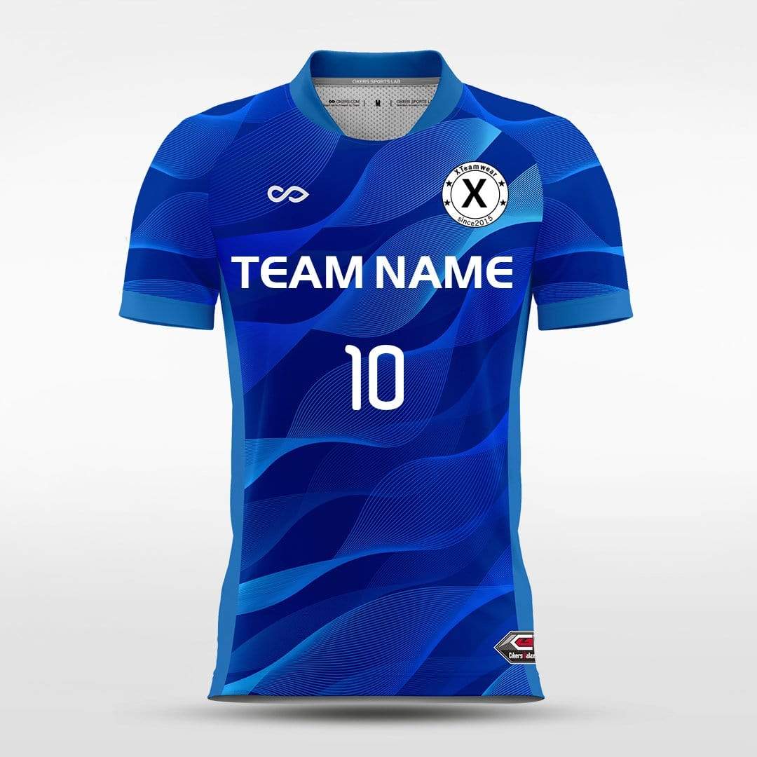 Streamer - Customized Men's Sublimated Football Jersey