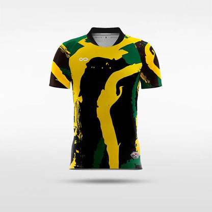 Pop Camouflage 4 - Customized Kid's Sublimated Football Jersey