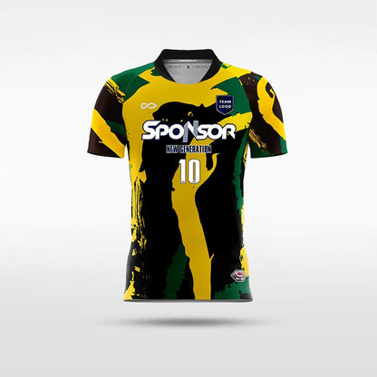 Pop Camouflage 4 - Customized Kid's Sublimated Football Jersey
