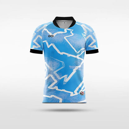 Pop Camouflage 4 - Customized Kid's Sublimated Football Jersey
