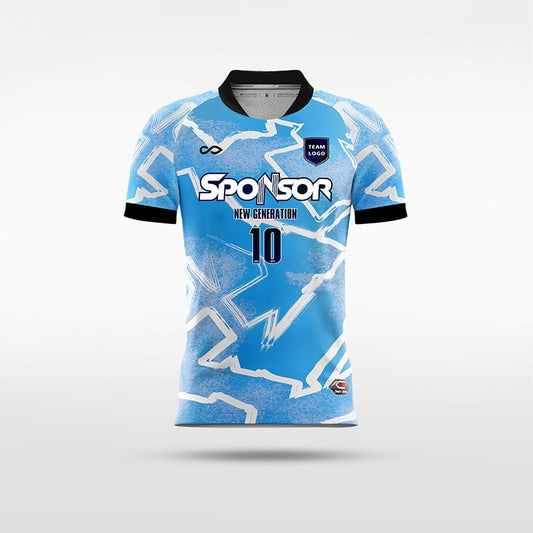 Pop Camouflage 4 - Customized Kid's Sublimated Football Jersey