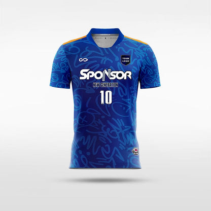 Supermacy - Customized Kid's Sublimated Football Jersey