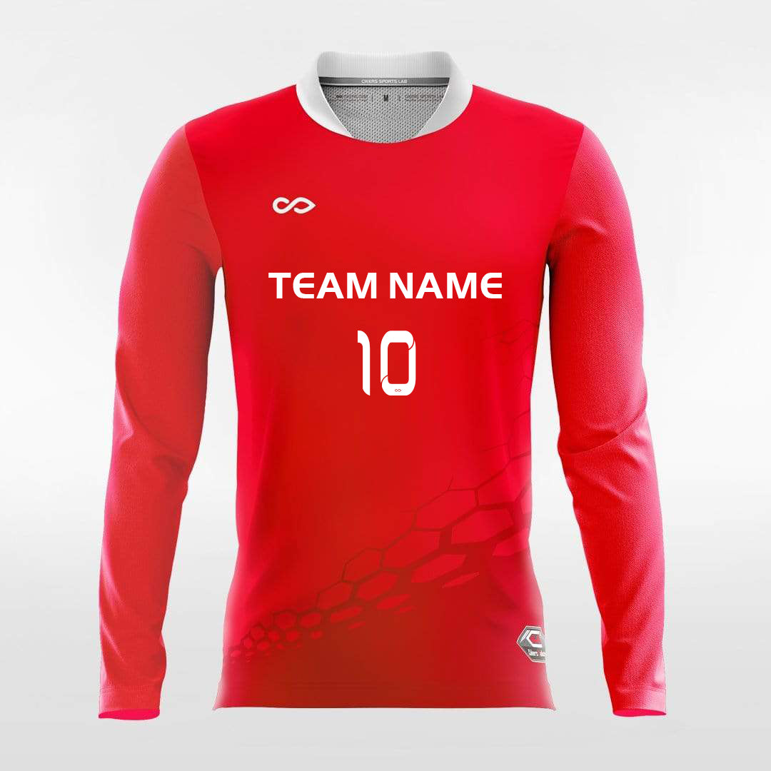 Dragon Vein - Customized Men's Long Sleeve Football Jersey