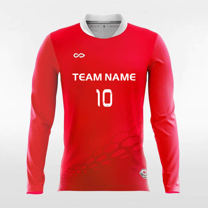 Dragon Vein - Customized Men's Long Sleeve Football Jersey