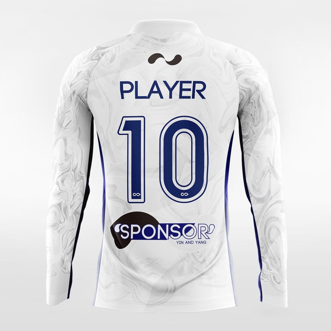 YIN AND YANG - Customized Men's Sublimated Long Sleeve Football Jersey