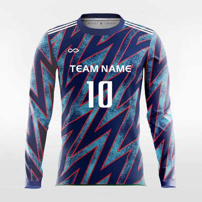 Pop Camouflage 2 - Customized Men's Sublimated Long Sleeve Football Jersey