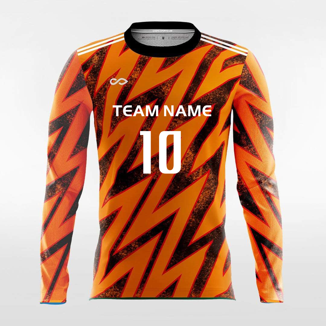 Pop Camouflage 2 - Customized Men's Sublimated Long Sleeve Football Jersey
