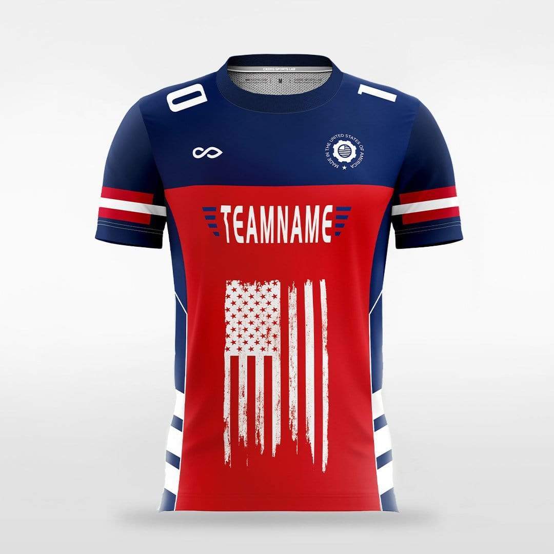Steel Man - Customized Men's Sublimated Football Jersey