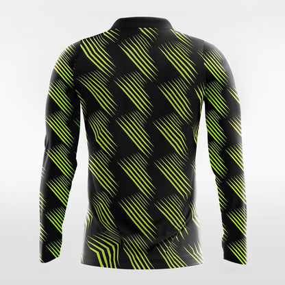 Retro 1 - Customized Men's Sublimated Long Sleeve Football Jersey