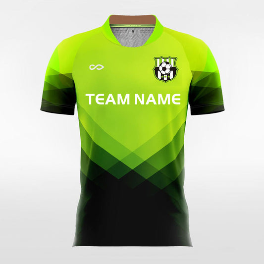 Rocky Mountains - Customized Men's Sublimated Football Jersey - Fluorescent
