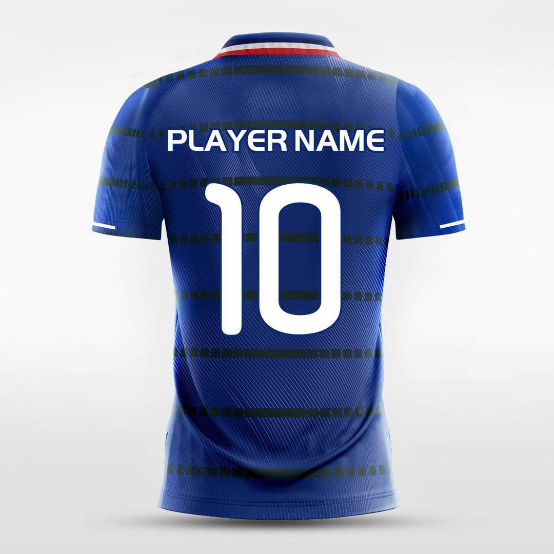 Team France - Customized Men's Sublimated Football Jersey