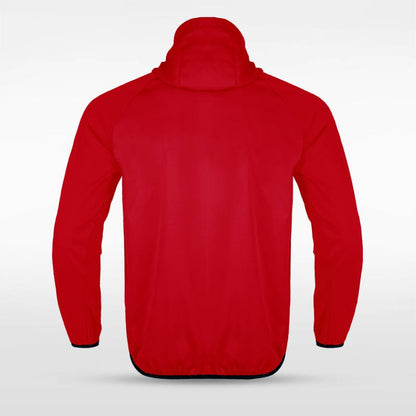 Historic Greek - Customized Men's Sublimated Full-Zip Waterproof