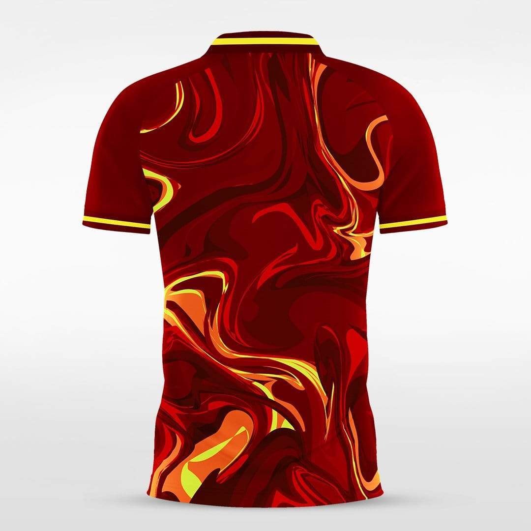 Lava - Customized Men's Sublimated Football Jersey