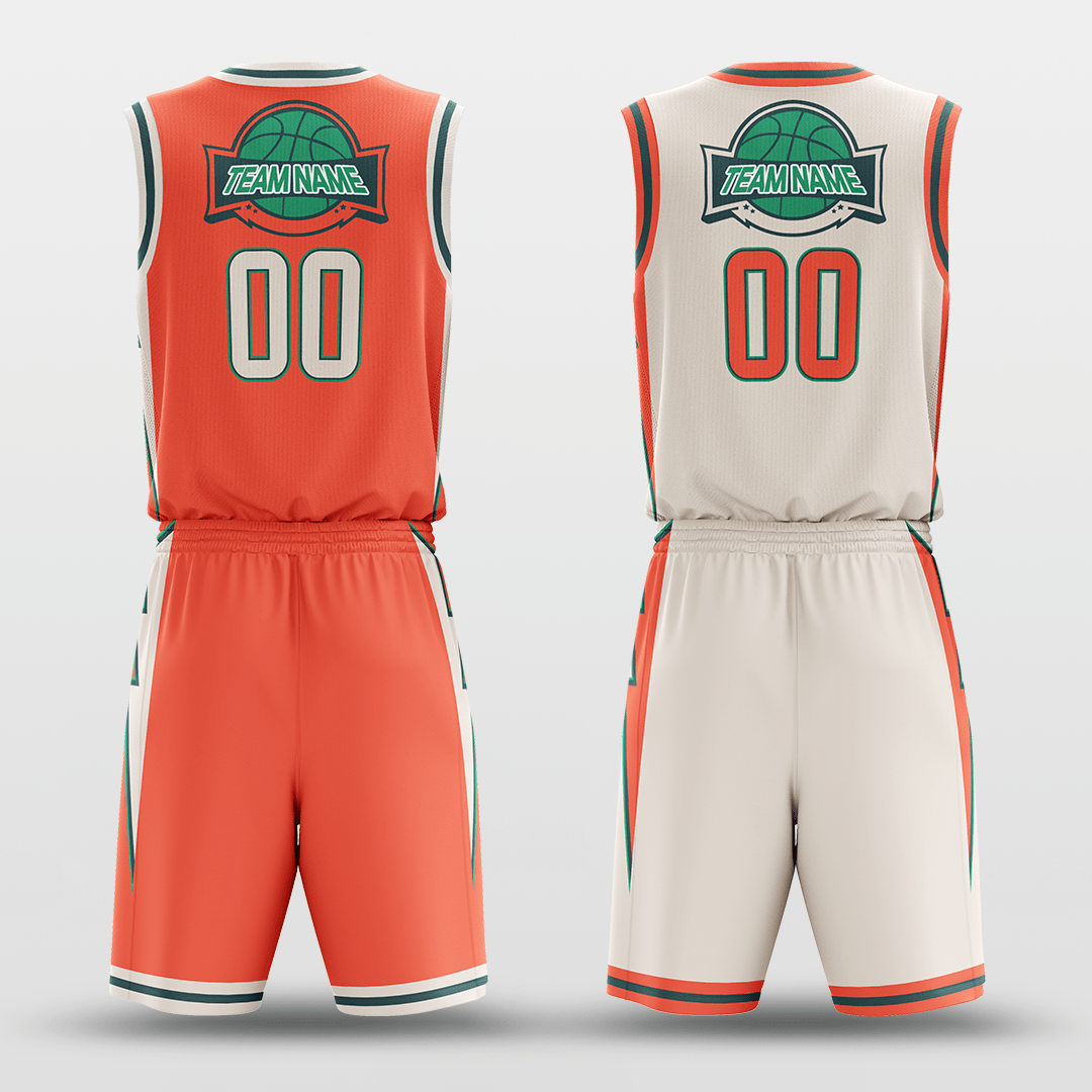 Rock Climbing - Customized Reversible Sublimated Basketball Set
