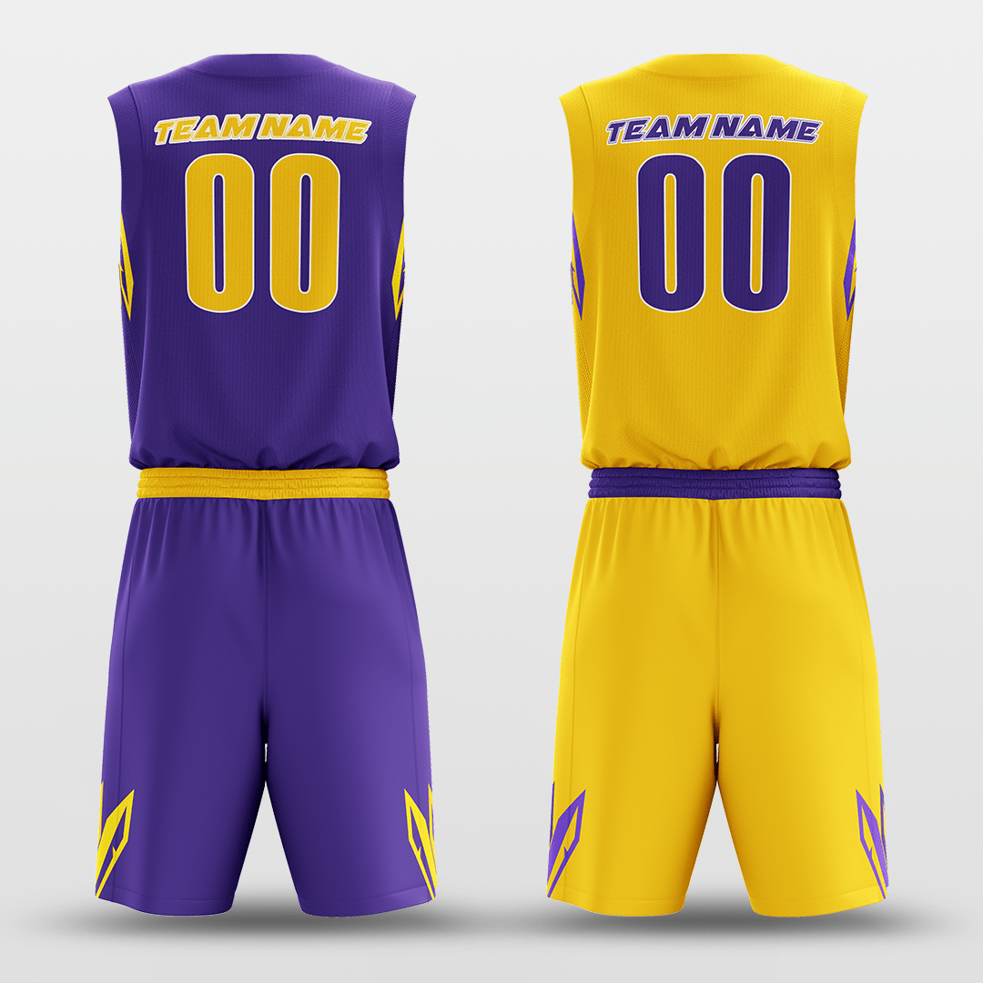 Crystal - Customized Reversible Sublimated Basketball Set