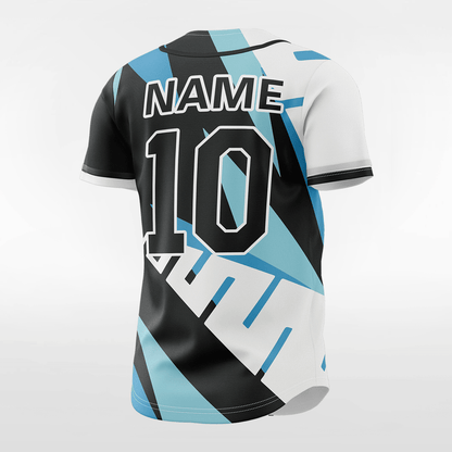 Top Speed - Customized Men's Sublimated Button Down Baseball Jersey