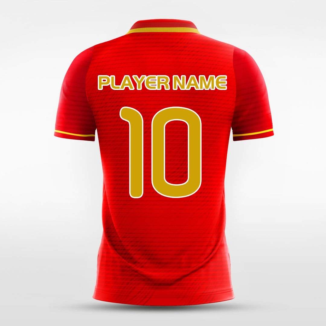 Team Spain - Customized Men's Sublimated Football Jersey