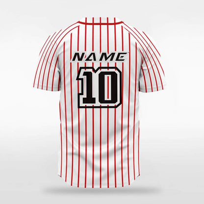 Breeze - Customized Men's Sublimated Full-Button Baseball Jersey