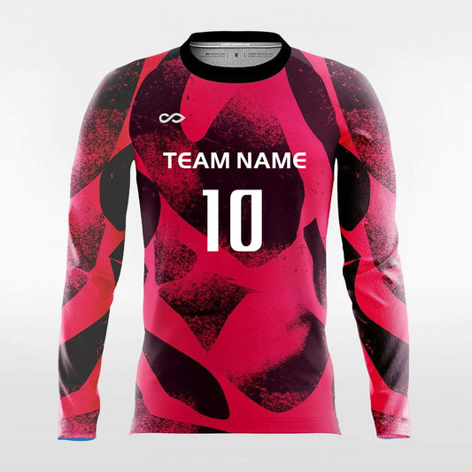 Pop Camouflage 3 - Customized Men's Sublimated Long Sleeve Football Jersey