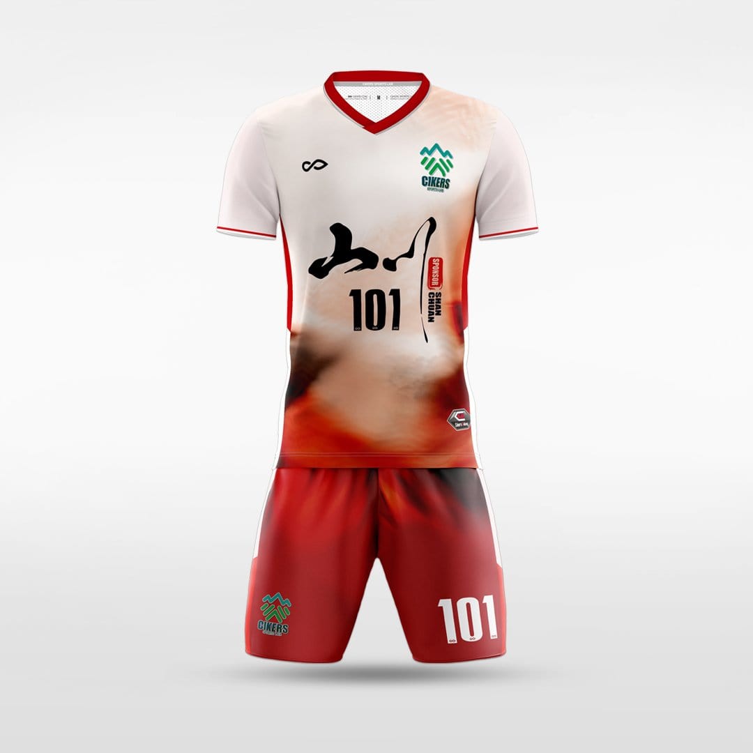 Mountains And Rivers - Kid's Sublimated Football Kit