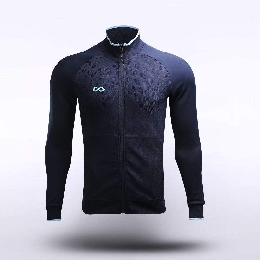 Customized Adult Jacquard Weave Full-Zip Jacket