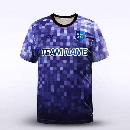 Pixel Mosaic - Customized Kid's Sublimated Football Jersey