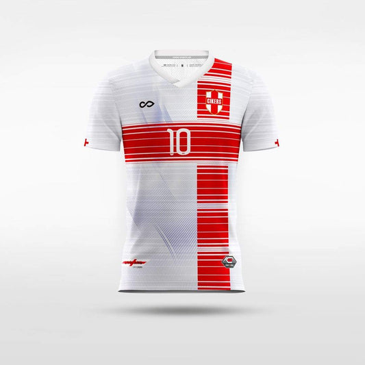 Team England - Customized Kid's Sublimated Football Jersey