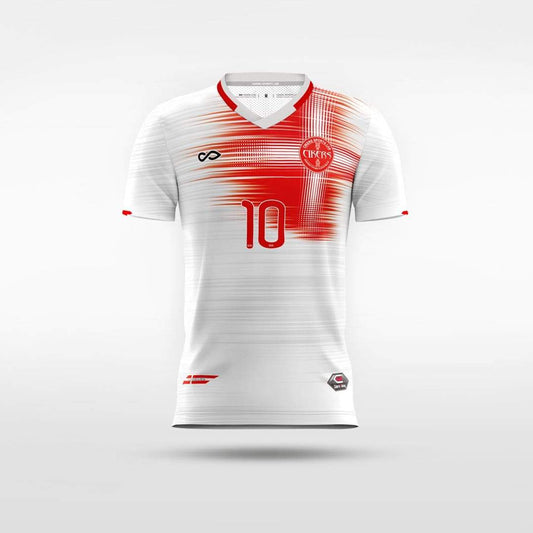 Team Denmark - Customized Kid's Sublimated Football Jersey