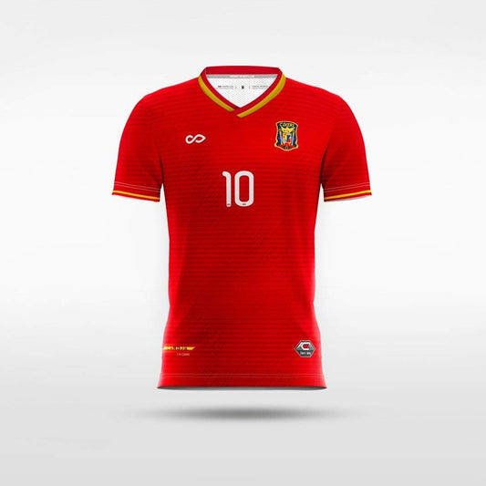 Team Spain - Customized Kid's Sublimated Football Jersey