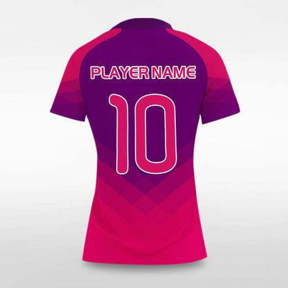 Continent - Customized Women's Sublimated Football Jersey