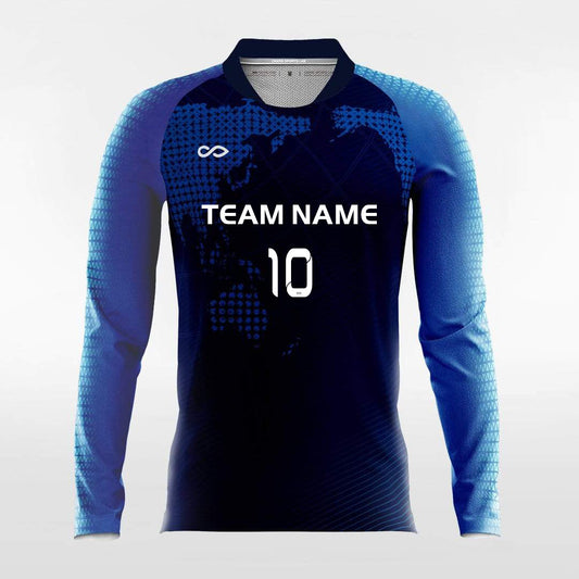 Terra Firma - Customized Men's Sublimated Long Sleeve Football Jersey