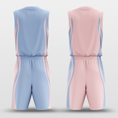 CLASSIC28 - Customized Reversible Sublimated Basketball Set