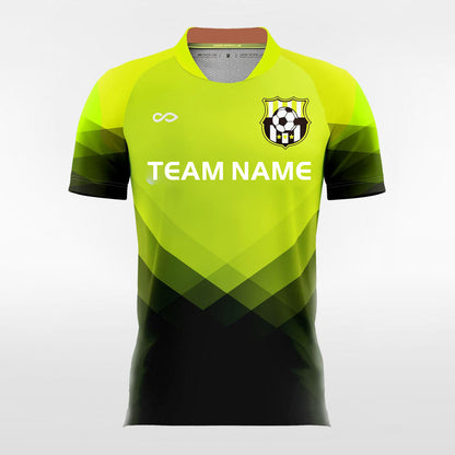 Rocky Mountains - Customized Men's Sublimated Football Jersey - Fluorescent