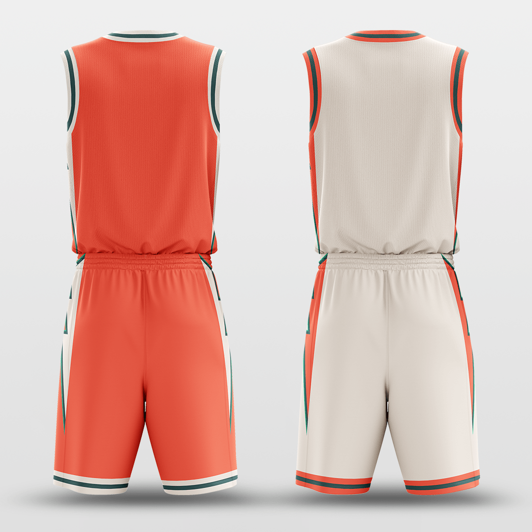 Rock Climbing - Customized Reversible Sublimated Basketball Set