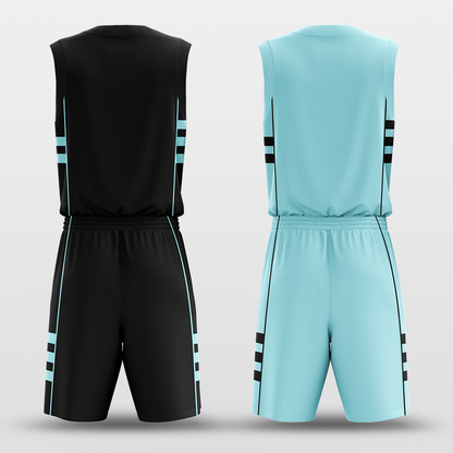 CLASSIC26 - Customized Reversible Sublimated Basketball Set