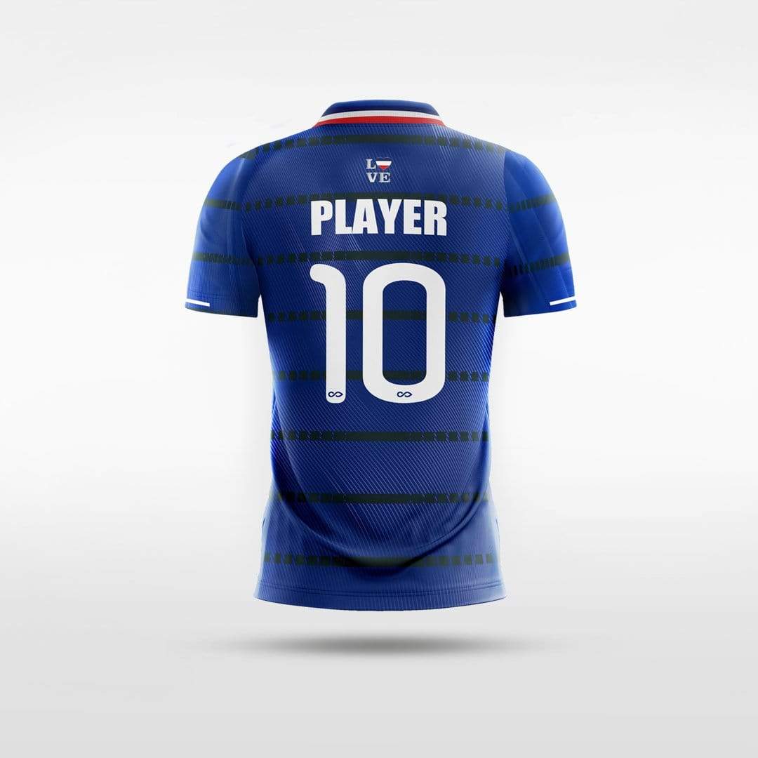 Team France - Customized Kid's Sublimated Football Jersey