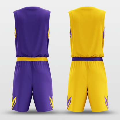 Crystal - Customized Reversible Sublimated Basketball Set
