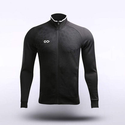 Customized Adult Jacquard Weave Full-Zip Jacket
