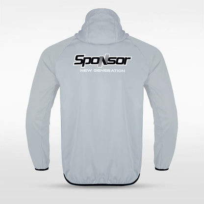 Historic Greek - Customized Men's Sublimated Full-Zip Waterproof