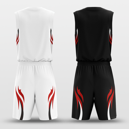 Shadowflame - Customized Reversible Sublimated Basketball Set